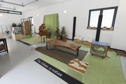 Showroom green in Tortona