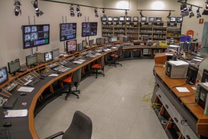 Studio televisivo a Milano