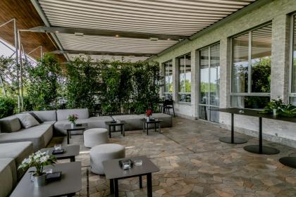 Terrazza con vista parco in Palestro