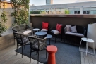 Loft design con terrazza