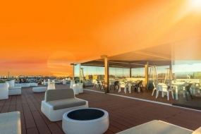 Rooftop panoramico in zona Mecenate